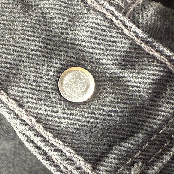 Vintage Levis 505 Jeans Mens 32x34 Black Denim Faded Skater Goth Grunge Y2K Pant - Picture 12 of 16